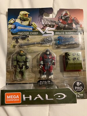 HALO INFINITE Mega Construx Halo Master Chief VS Brute Warrior In Hand   