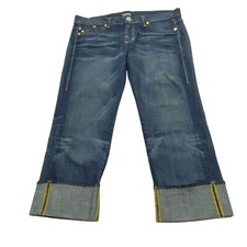 Rock  Republic Capri Women's size 29 Dark Wash Blue Denim Jeans