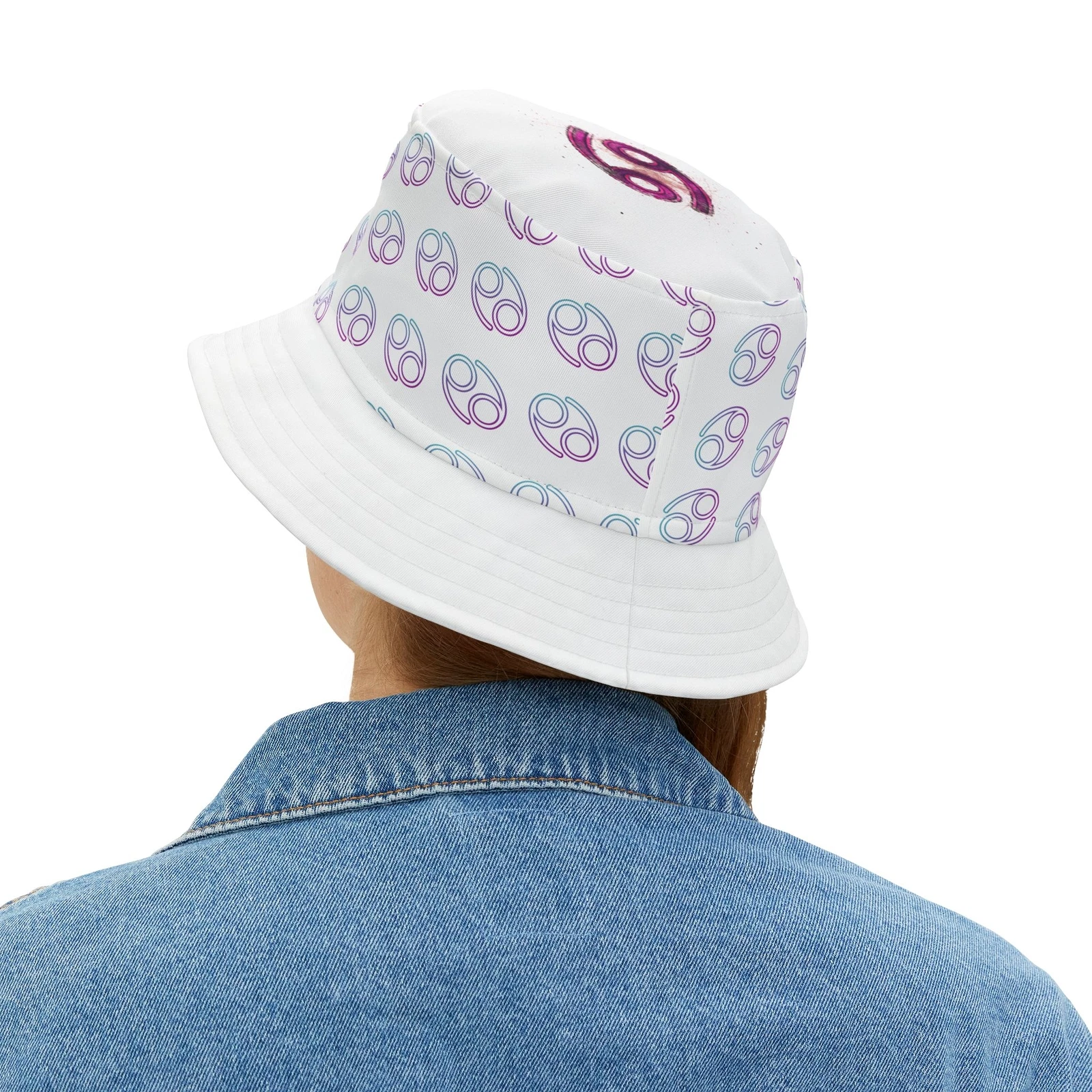 Cancer Bucket hat - Zodiac Sign Hat / Cancer sign hat / Cancer Zodiac Bucket Hat