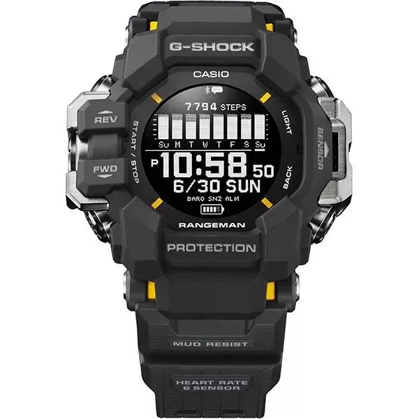 GPR H1000 1JR G SHOCK MASTER OF G series Rangeman Men Black Watch