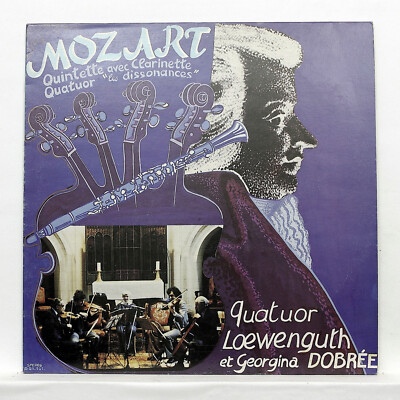 LOEWENGUTH QUARTET   MOZART string quartet K.465, quintet PRIVATE DQL501 LP EX