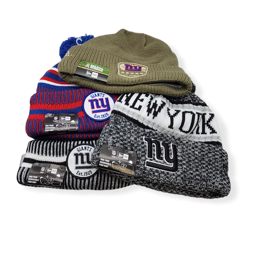 Authentic New Era New York Giants On Field Sport Knit Beanie Cold Weather  Hat