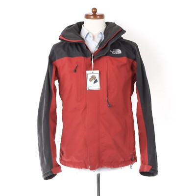 THE NORTH FACE Shell Jacke Gr S GORE TEX Rot Red Jacket Grau Grey Wandern Hiking