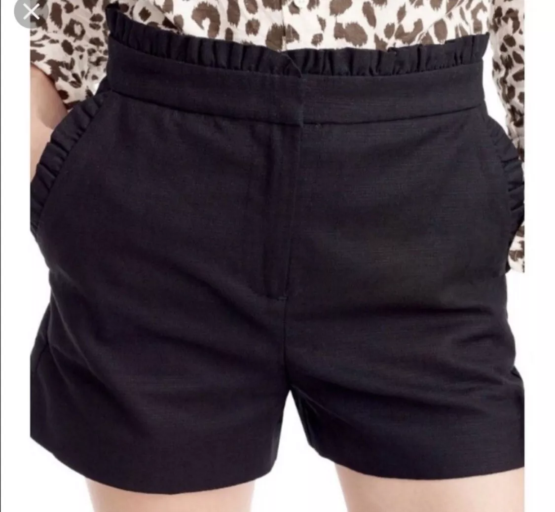 jcrew ruffle shorts