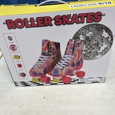 tie dye roller skates Ladies Size 9/10