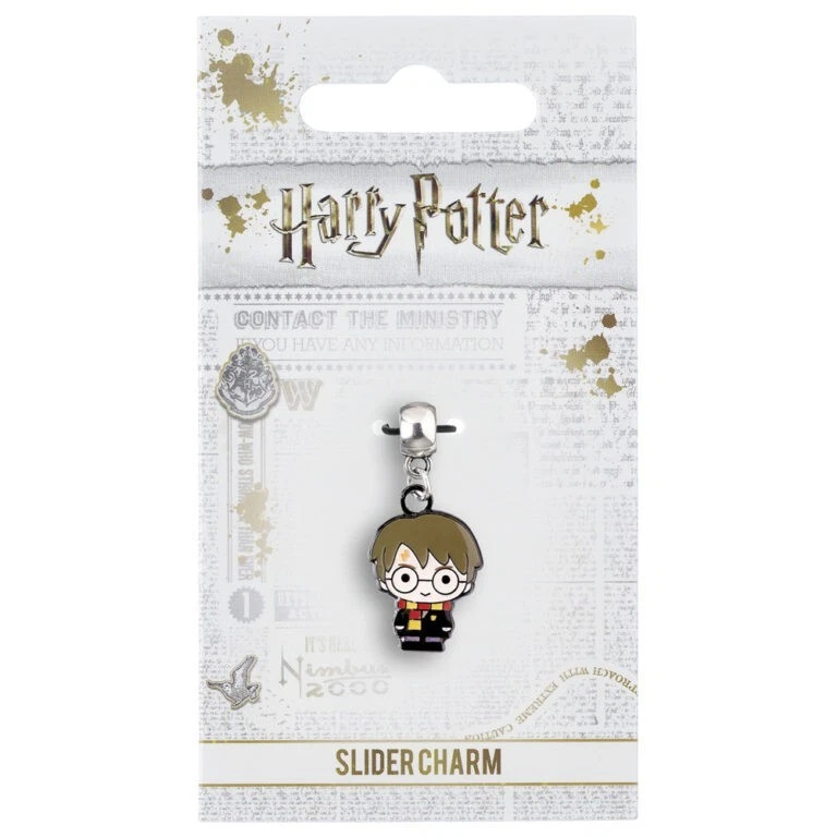 Harry Potter Silberbeschichteter Chibi Harry Charm Offizielles Merchandise - Bild 2 von 2