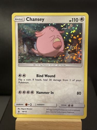 Pokemon Card Chansey 10/12 McDonalds Collection Holo Promo 2018 Played #2 - Picture 1 of 15