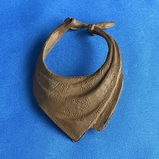 1960's-70's Auth/Orig Marx Johnny West Brown Neck Kerchief Bandana Nice Cond