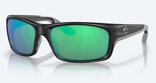 BRAND NEW Costa Del Mar Jose PRO Matte Black / Green Mirror Polarized Glass 580G