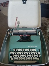 VINTAGE SMITH CORONA STERLING MANUAL TYPEWRITER AQUA thumbnail