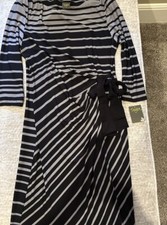 NWT Taylor Jersey Knit Faux Wrap Dress Size 8