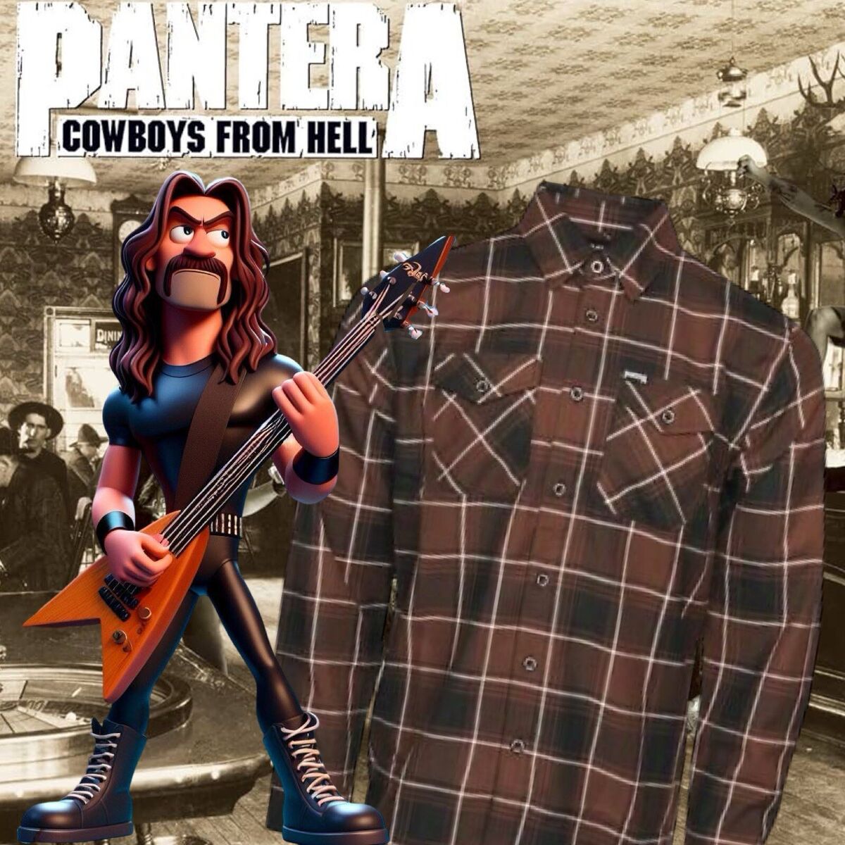 BNIB DIXXON “Pantera Cowboys From Hell” CFH MEN'S MEDIUM BNIB DIXXON “Pantera Cowboys From Hell” CFH MEN'S MEDIUM