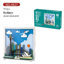 City Sydney Architecture Building Blocks Set Bricks Model Toys DIY Gift for Kids