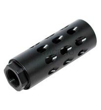 14 x 1 LH Left Hand Thread Pitch Aluminum Muzzle Brake - Ultra Lightweight