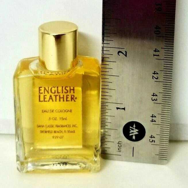 Cuero Inglés por Dana EAU DE COLOGNE MINI Splash HOMBRE Clásico 0.5 fl oz sin caja Foto 3 de 4