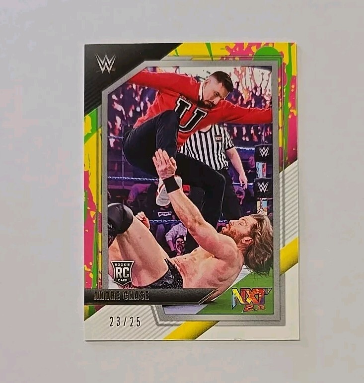 2022 Panini WWE NXT #5 - 2.0 Parallel #/25 - Andre Chase RC Rookie Card