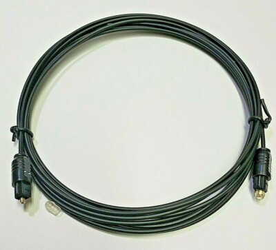  12 Feet Digital audio Optical Toslink Cable. 2.2 mm OD. Optical audio cable 12'