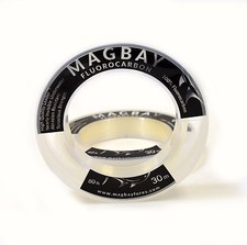 100 FLUOROCARBON BIG GAME FISHING LEADER 80 lbs 30M Coil 33 Yds