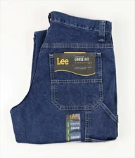 Lee CARPENTER JEANS Men's Sizes Dark and Light Stone Denim Colors Available New