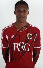 JORDAN SPENCE HAND SIGNED 6X4 BRISTOL CITY PHOTO