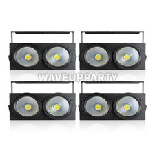 PAIDUN 4PCS 200W COB LED 3200-6000K DMX512 Audience Blinder Par Can Stage Light