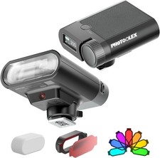 PHOTOOLEX G01 Mini Camera Flash  GN16, 10 Levels, 1.5s Recycle