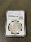 1886 $1 Morgan Silver Dollar - NGC MS63 VERY CLEAN
