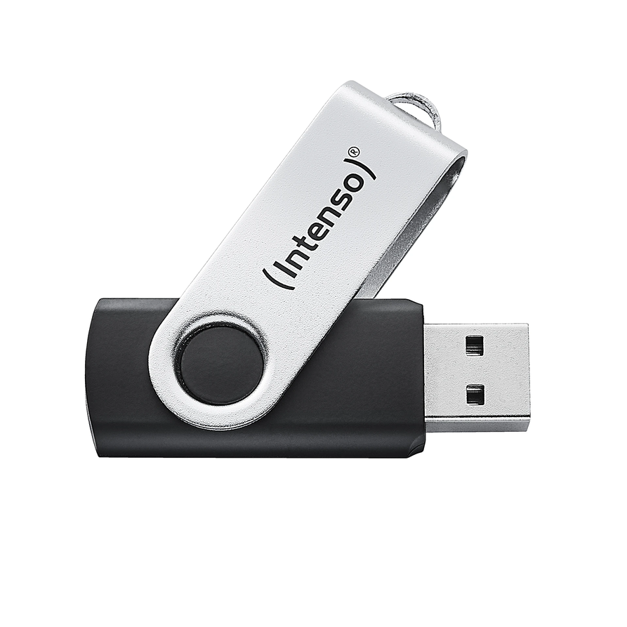 Intenso Nero/Argento Unità Usb Office Line 256 Gb Usb-A 3.2 Girevole - Immagine 4
