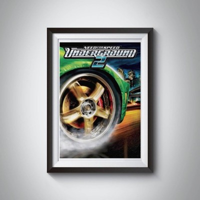 Need For Speed Underground 2 Gaming A4 Poster Spiel Wandbild Druck Wohndeko