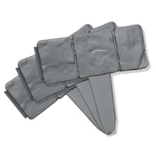 Garden Patio  Border, Imitation Stone Fence Panels, Patio Outdoor Barrier4196