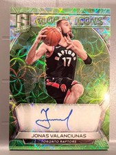 Rare Limited to 25 Green Choice Auto Prizm 17 Panini Jonas Valanciunas Jonas