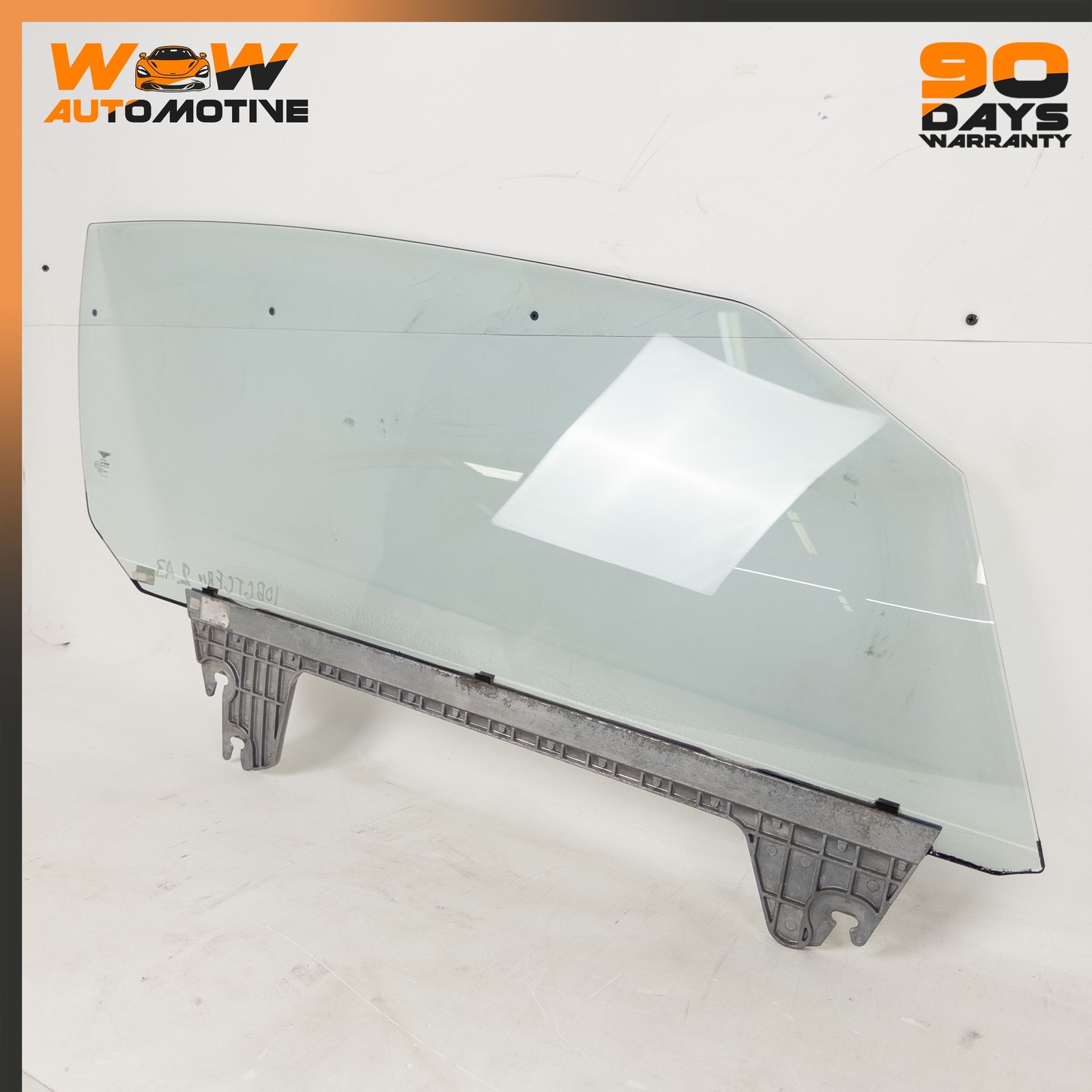 07-18 BENTLEY CONTINENTAL GTC FRONT RIGHT PASSENGER SIDE DOOR WINDOW GLASS OEM