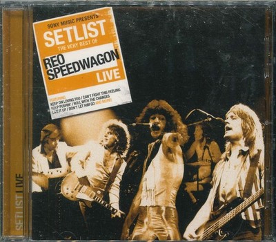 REO SPEEDWAGON ''Setlist The Very Best Of Reo Speedwagon Live'' Best Of CD-Album