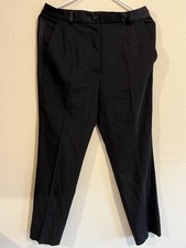 Dolce & Gabbana Men’s 42 Black Tuxedo Stretch Virgin Wool / Elastic Dress Pants