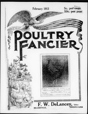 POULTRY FANCIER Magazine 73 Unique Issues In PDF Format on USB Flash Drive
