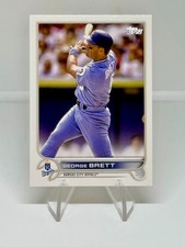 2022 Topps Series 2 GEORGE BRETT #589 Short Print Image Variation SP KC Royals