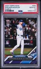 2024 Topps Now World Series Walker Buehler #884 Purple /25 PSA 10 POP 1🔥