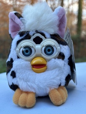 1999 Furby Buddies Snow Leopard Toy Tiger Electronics Vintage