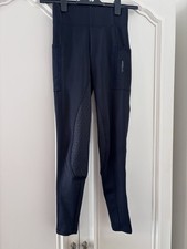 Whitaker Black Ladies Riding Tights Size Small, Diamanté Detail