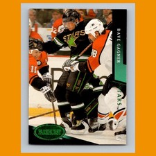 Dave Gagner #317 1993-94 Parkhurst Emerald Ice Dallas Stars Hockey Card NHL
