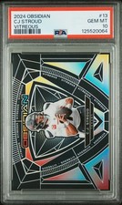 2024 Panini Obsidian Vitreous #13 Cj Stroud PSA 10