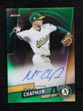 2019 Topps Finest Green Refractor 55/99 Matt Chapman #FA-MC Auto 1q7k