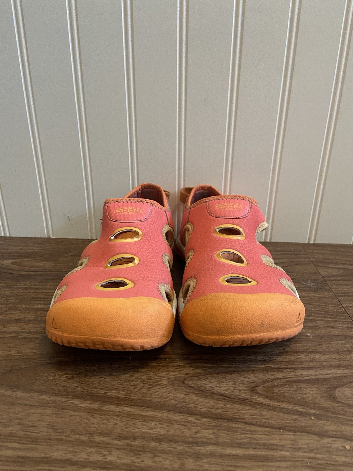 Sandali ibridi Keen Stingray escursionismo acqua lavabili comodi rosa arancione bambini 1