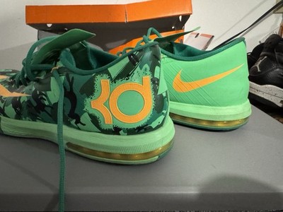 Nike KD 6 VI Men's Sneakers Easter Green Camo Size 14 | eBay