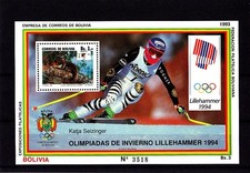 Olympische Spiele  1994 - Ski - BOLIVIEN - Block postfrisch