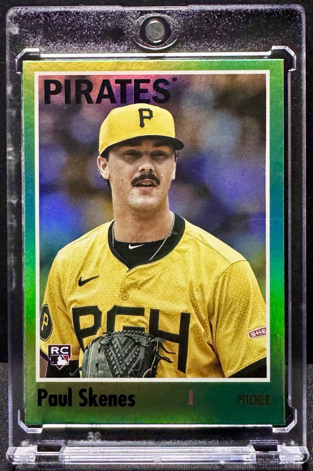 2024 Topps Archives Paul Skenes #200 Green Foilboard Rookie /99 Pirates RC