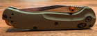 Benchmade Mini Taggedout CPM-S45VN AXIS Lock Knife OD G-10 (3" Satin) 15534 — photo 7