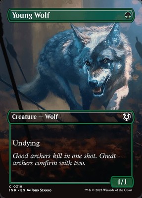 MTG Magic the Gathering Young Wolf (319/612) Innistrad Remastered NM
