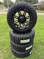 4x 20 Rims With 33 Tires-6 Bolt Dual Drilled For Chevygmcfordram Toyota