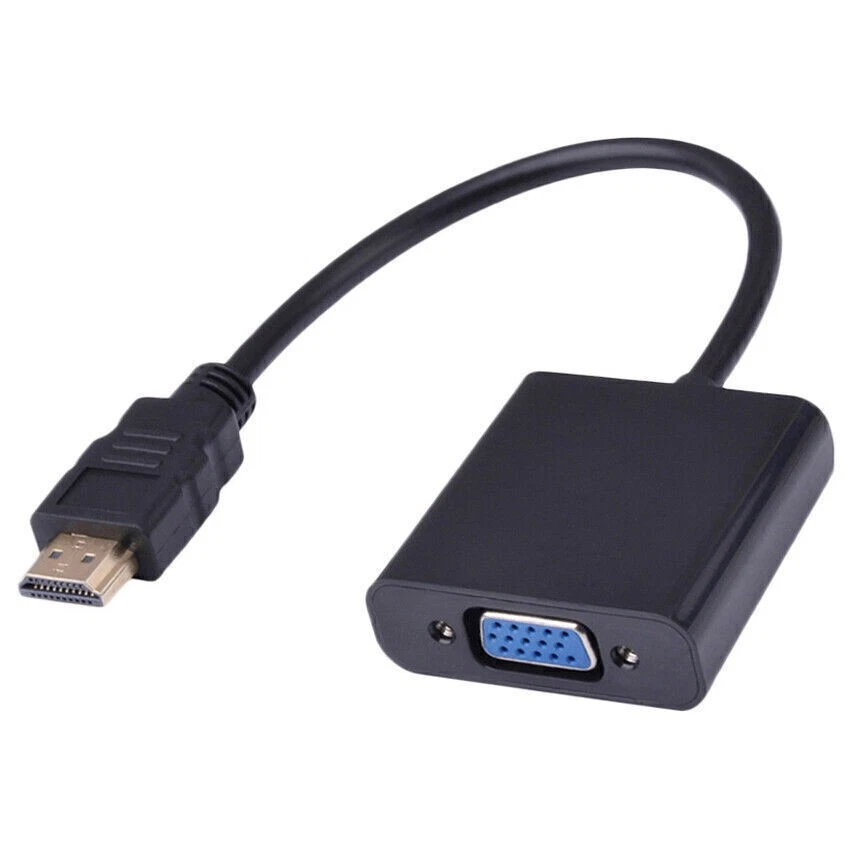 HDMI Male to VGA Female 1080P Video Cord Cable Converter Adapter For PC DVD HDTV - Image 2 of 4